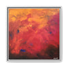 Red Hot Heart Framed Canvas Art