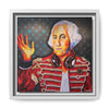 George Washington Rocks Framed Canvas Art