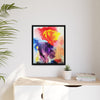 The garden framed canvas art
