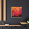 Red Hot Heart Framed Canvas Art