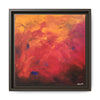 Red Hot Heart Framed Canvas Art