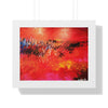 Where Fire Learned to Speak — Framed Art Print