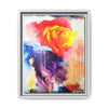 The garden framed canvas art