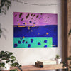 On the Lake Its Raining - Premium Matte Posters