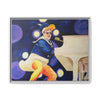 Rocket Quack. A Feathered Tribute to the King of Keys Framed Canvas