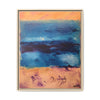 SeaFoam and Sand Framed Canvas Art