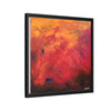 Red Hot Heart Framed Canvas Art