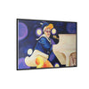 Rocket Quack. A Feathered Tribute to the King of Keys Framed Canvas