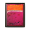 Crimson Orange Skies Framed Canvas Art