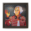 George Washington Rocks Framed Canvas Art