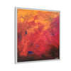 Red Hot Heart Framed Canvas Art