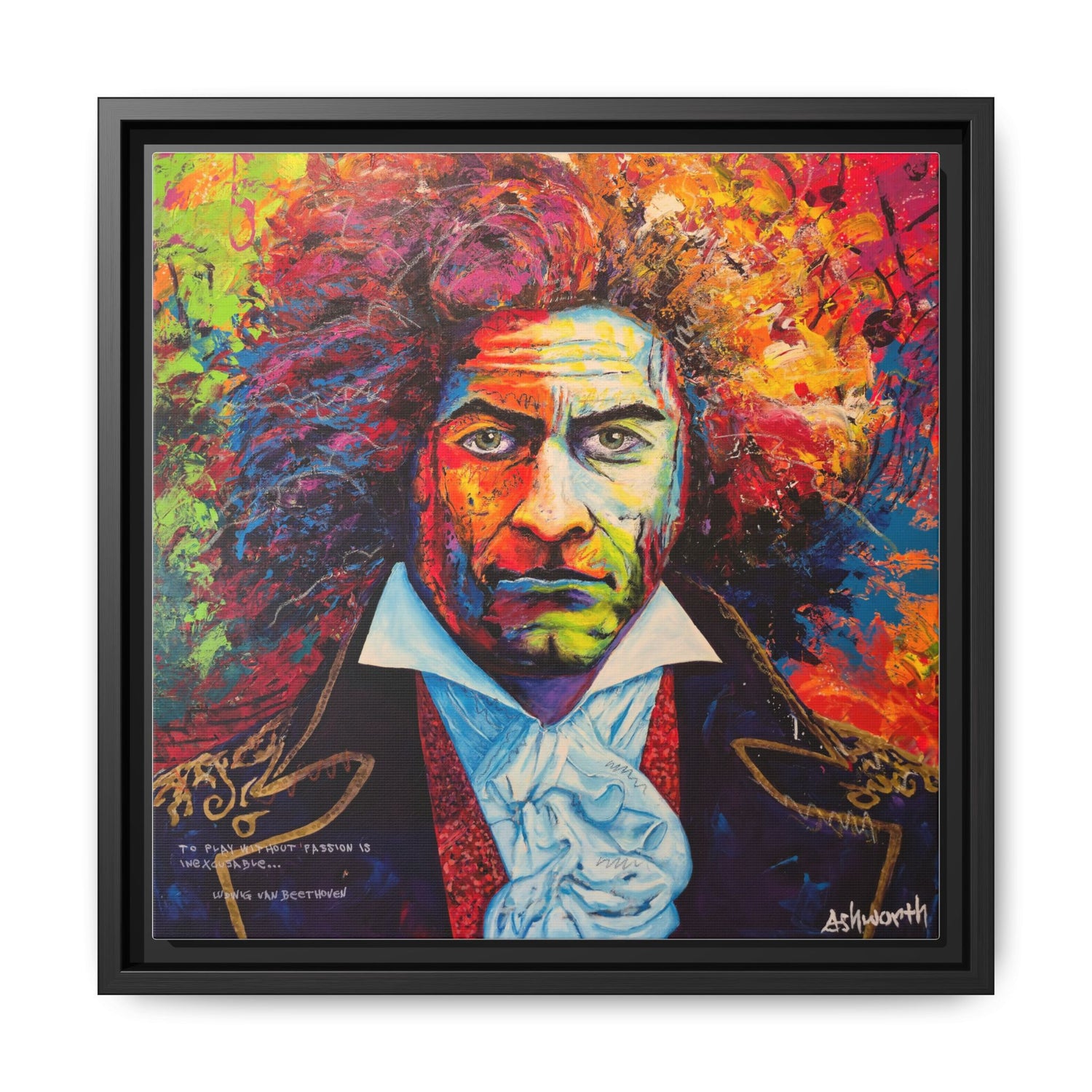 Beethoven Unbound Framed Canvas
