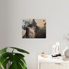 Chasing Shadows-Happy Dog Running — Acrylic Print
