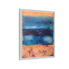 SeaFoam and Sand Framed Canvas Art