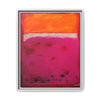 Crimson Orange Skies Framed Canvas Art