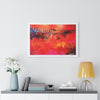 Where Fire Learned to Speak — Framed Art Print