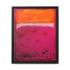 Crimson Orange Skies Framed Canvas Art