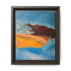 Swimmer Girl #1 Framed Canvas Art