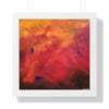 Red Hot Heart — Framed Art Print