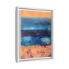 SeaFoam and Sand Framed Canvas Art