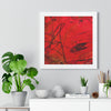 I WAS HERE — Framed Art Print