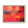 Where Fire Learned to Speak Framed Canvas Art