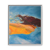 Swimmer Girl #1 Framed Canvas Art