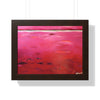 Ruby Red (Abstract)  — Framed Art Print