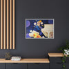Rocket Quack. A Feathered Tribute to the King of Keys Framed Canvas