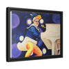 Rocket Quack. A Feathered Tribute to the King of Keys Framed Canvas