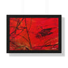 I WAS HERE — Framed Art Print