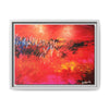 Where Fire Learned to Speak Framed Canvas Art