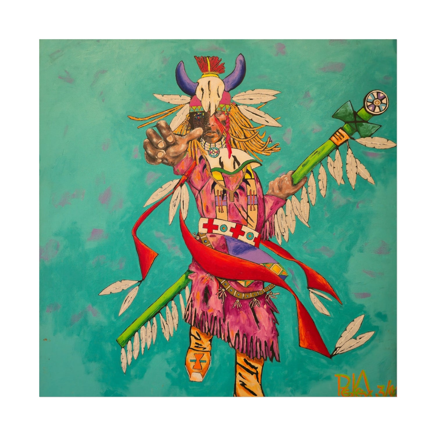 Shaman Spiritwalker - Premium Art Print