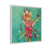 Shaman Spiritwalker Framed Canvas Art