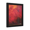 Vibrant Abstract Framed Poster Art for Home Decor angeled rotate 11" x 14" (vertical)