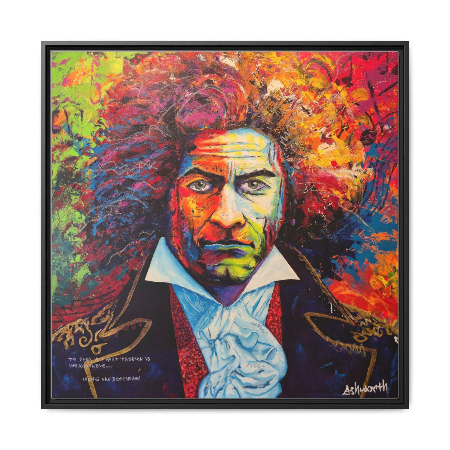Beethoven Unbound Framed Canvas Art