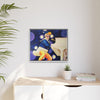 Rocket Quack. A Feathered Tribute to the King of Keys Framed Canvas