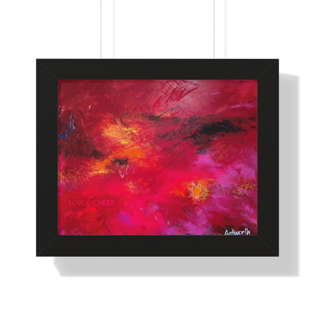 Love, In Full Color — Framed Art Print