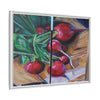 The Best People (Radishes) Framed Canvas Art