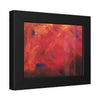 Vibrant Abstract Framed Poster Art for Home Decor angeled rotate 8" x 6" (Horizontal)