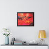 Where Fire Learned to Speak — Framed Art Print