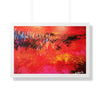 Where Fire Learned to Speak — Framed Art Print