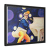 Rocket Quack. A Feathered Tribute to the King of Keys Framed Canvas