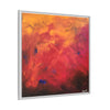 Red Hot Heart Framed Canvas Art
