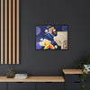 Rocket Quack. A Feathered Tribute to the King of Keys Framed Canvas