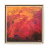 Red Hot Heart Framed Canvas Art