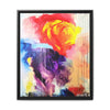 The garden framed canvas art