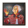 George Washington Rocks Framed Canvas Art