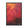 Vibrant Abstract Framed Poster Art  24" x 36" (vertical) for Home Decor