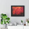 Red Hot Heart — Framed Art Print